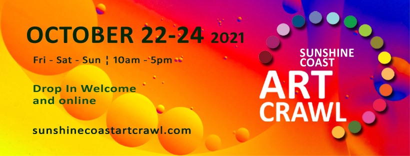 sunshine coast art crawl oct 2021 logo