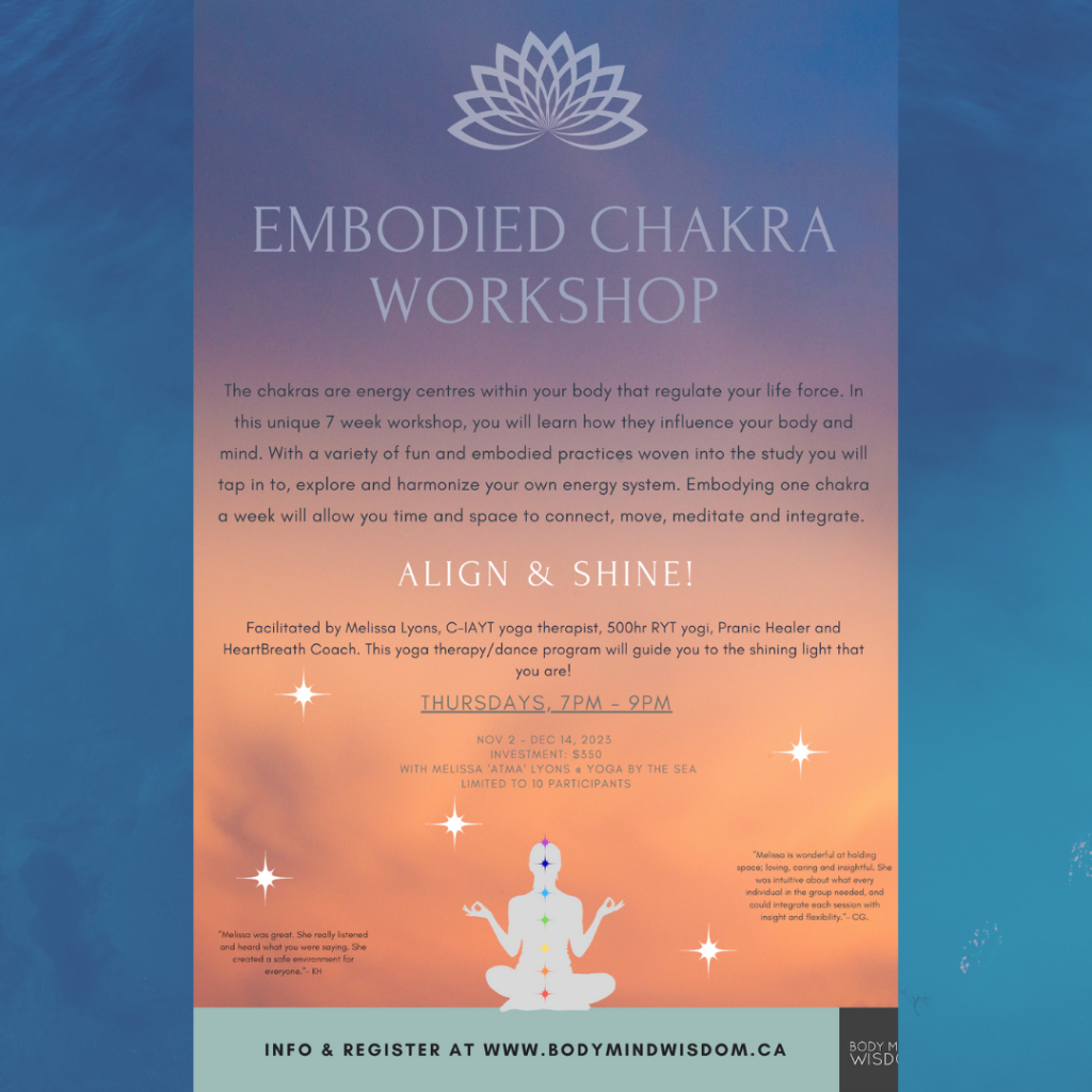 Embodied Chakra Workshop: ALIGN & SHINE – EMBODIED CHAKRAS EXPLORATION