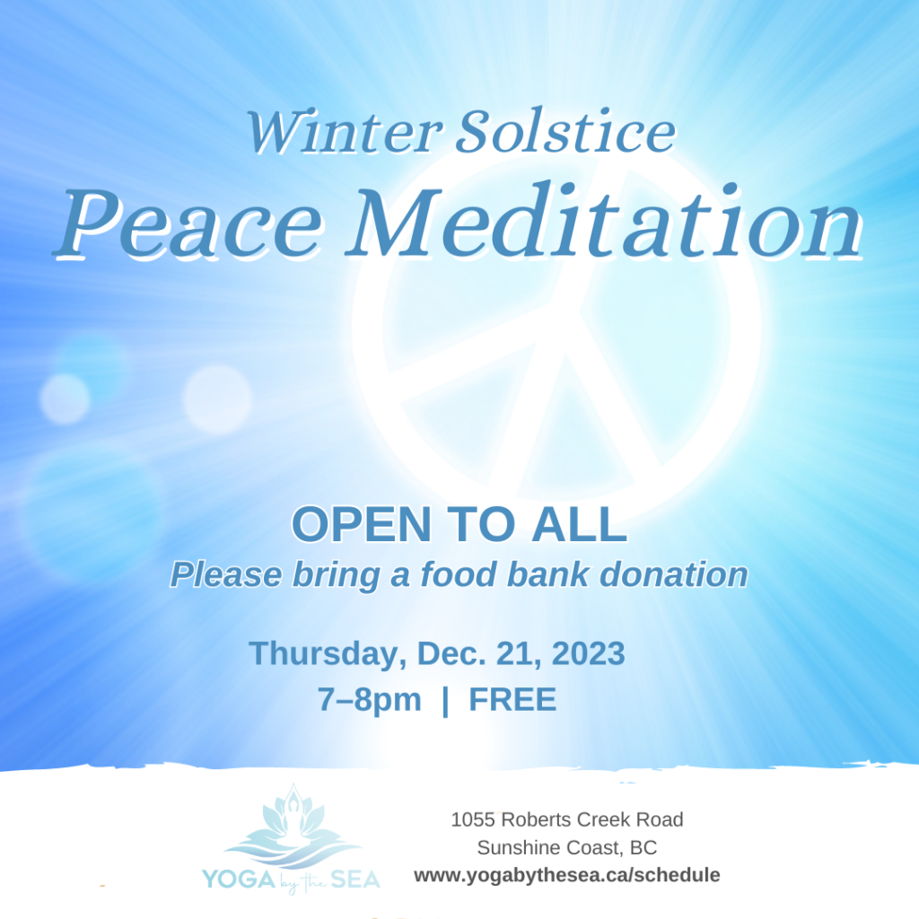 Peace Meditation 2: Winter Solstice Peace Meditation