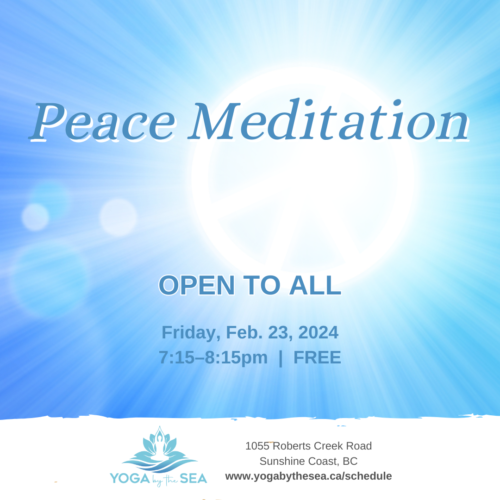 Copy of Copy of Peace Meditation Jan. 26 2024: Peace Meditation