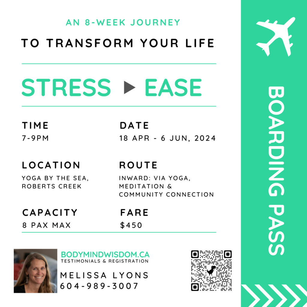 new Stress to Ease Boarding Pass 2: From Stress to Ease