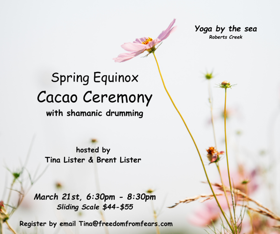 Cacao 21st March 2025: Spring Equinox Cacao Ceremony