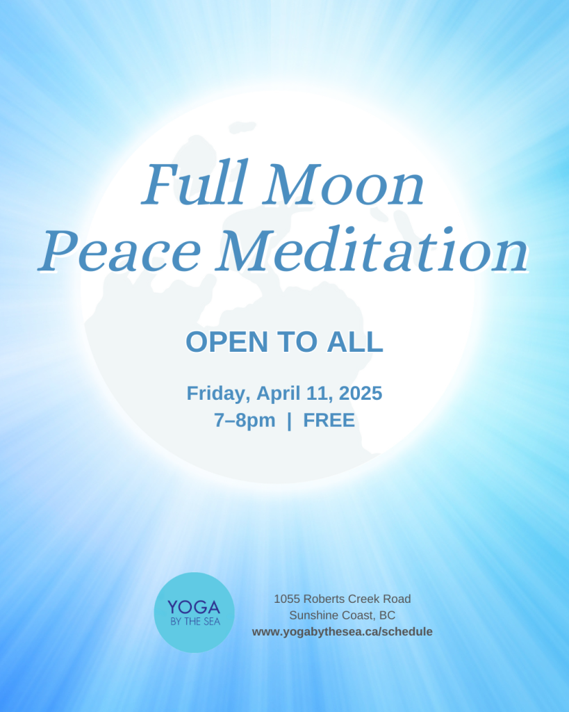 Peace Meditation 2025: Full Moon Peace meditation