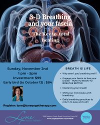 3 D Breathing and your fascia poster: Events