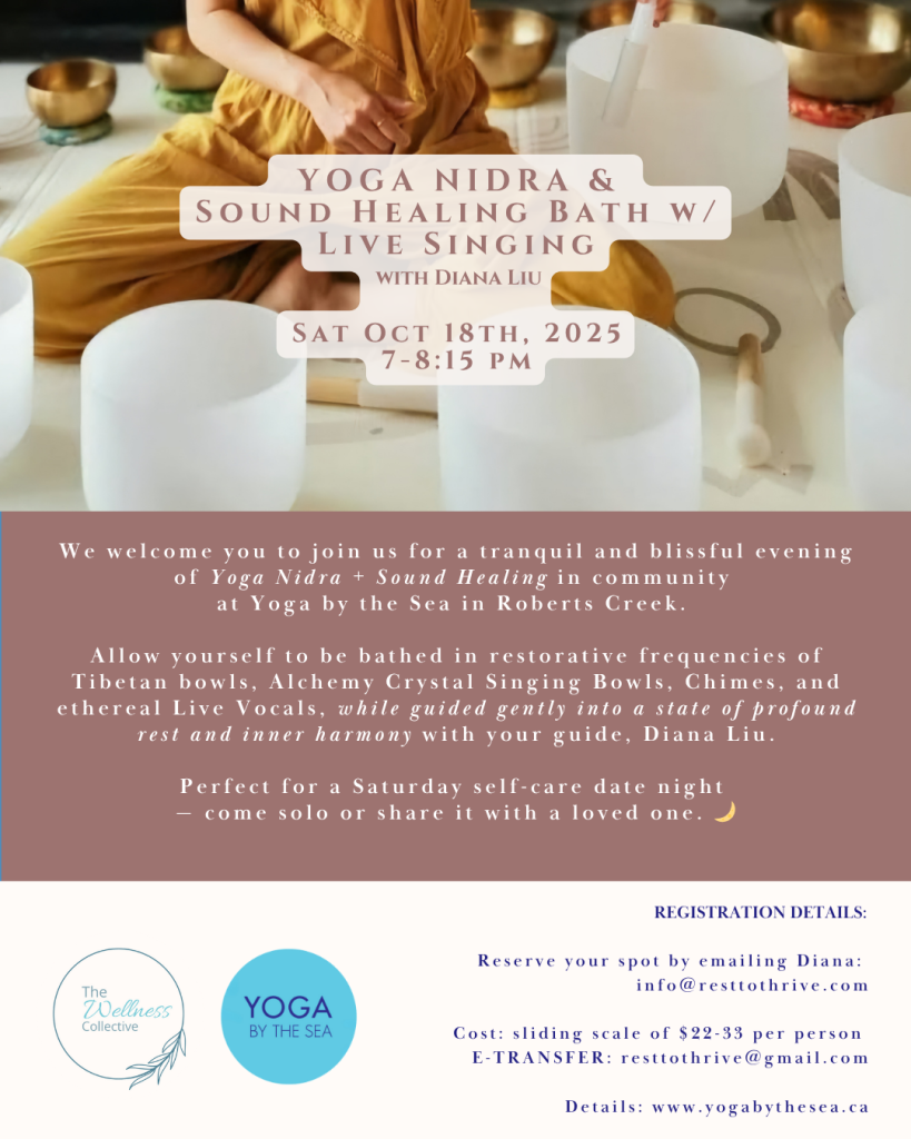 Yin Sound Bath 3: Yoga Nidra + Sound Healing Bath with Live Singing 