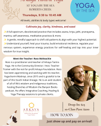 Arkaya Tantra Yoga at Yoga By the Sea Poster 1: Arkaya Tantra Yoga with Ross